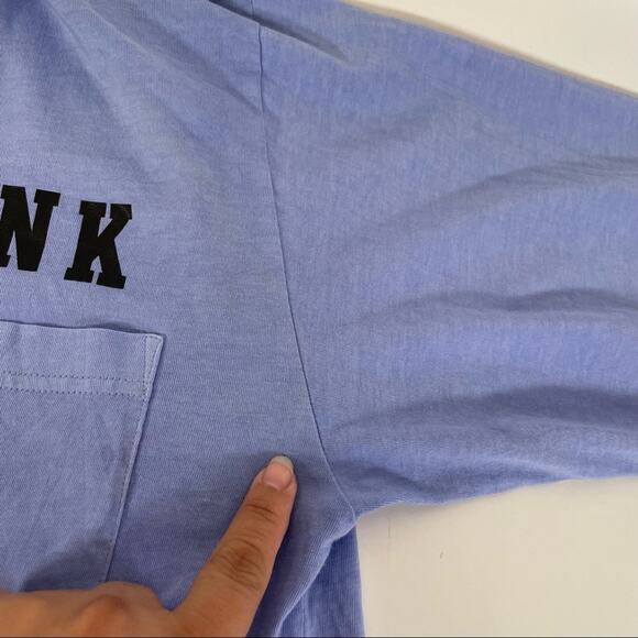 PINK Victoria Secret long sleeve tee size Large - Picture 7 of 14